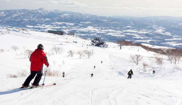 Skifahren in Japan